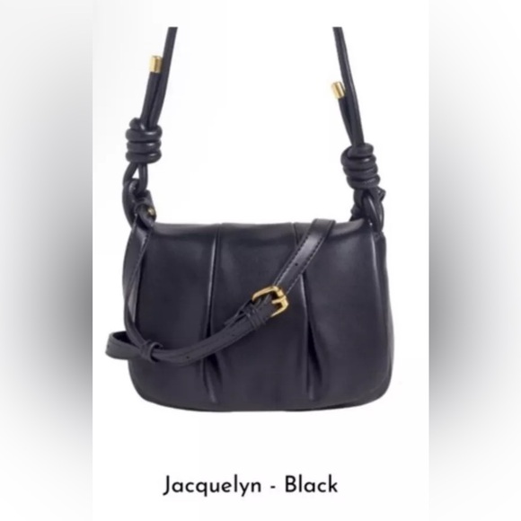 RACHEL ZOE Jacquelyn Crossbody in Black, NWT MSRP $98 VEGAN LEATHER - Picture 7 of 8